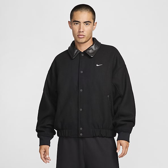 Big Tall Black Jackets Outerwear. Nike
